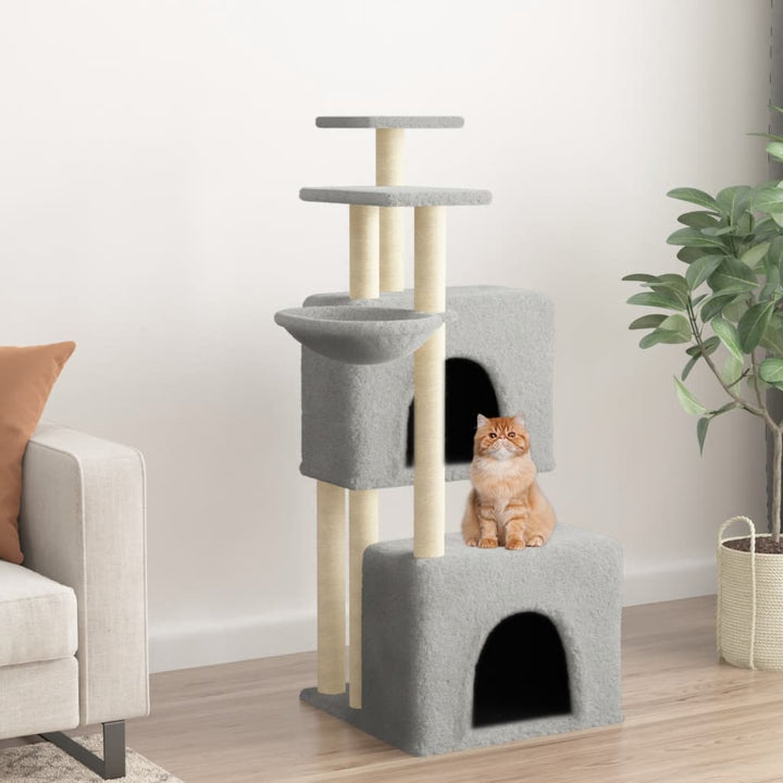 Cat Tree With Sisal Scratching Posts 122 Cm