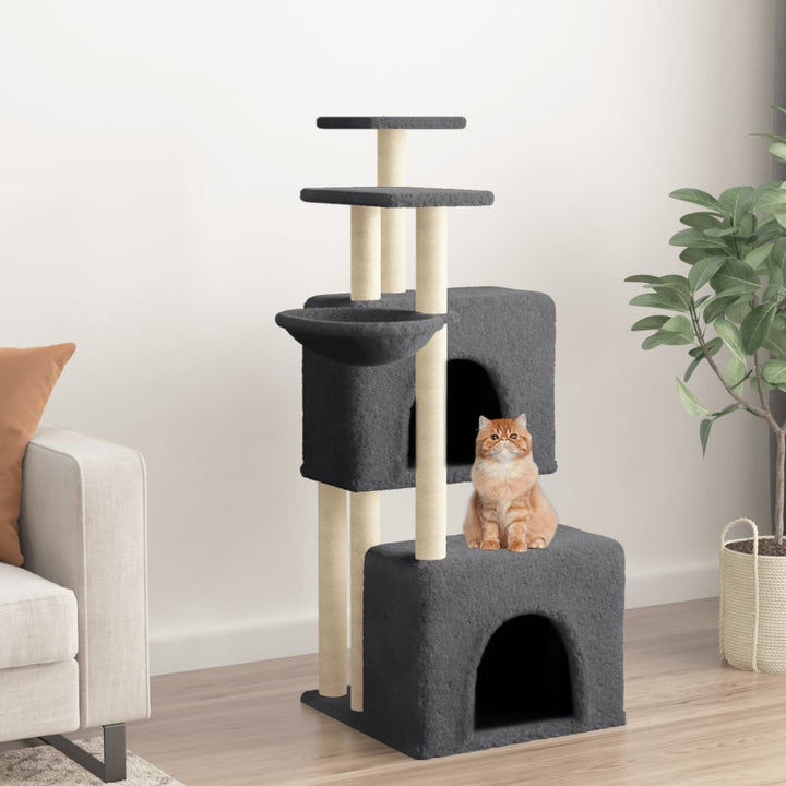 Cat Tree With Sisal Scratching Posts 122 Cm