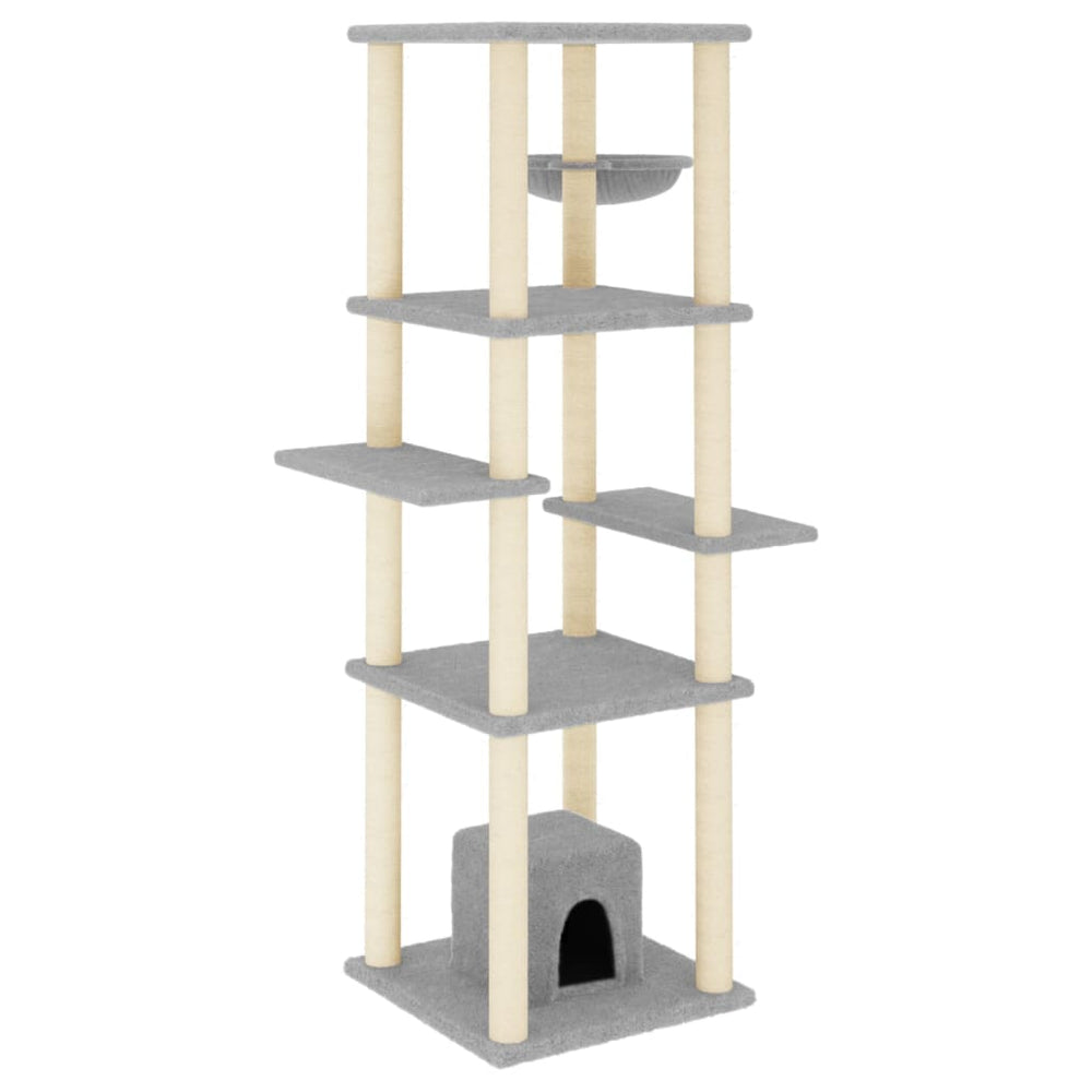 Cat Tree With Sisal Scratching Posts 154 Cm