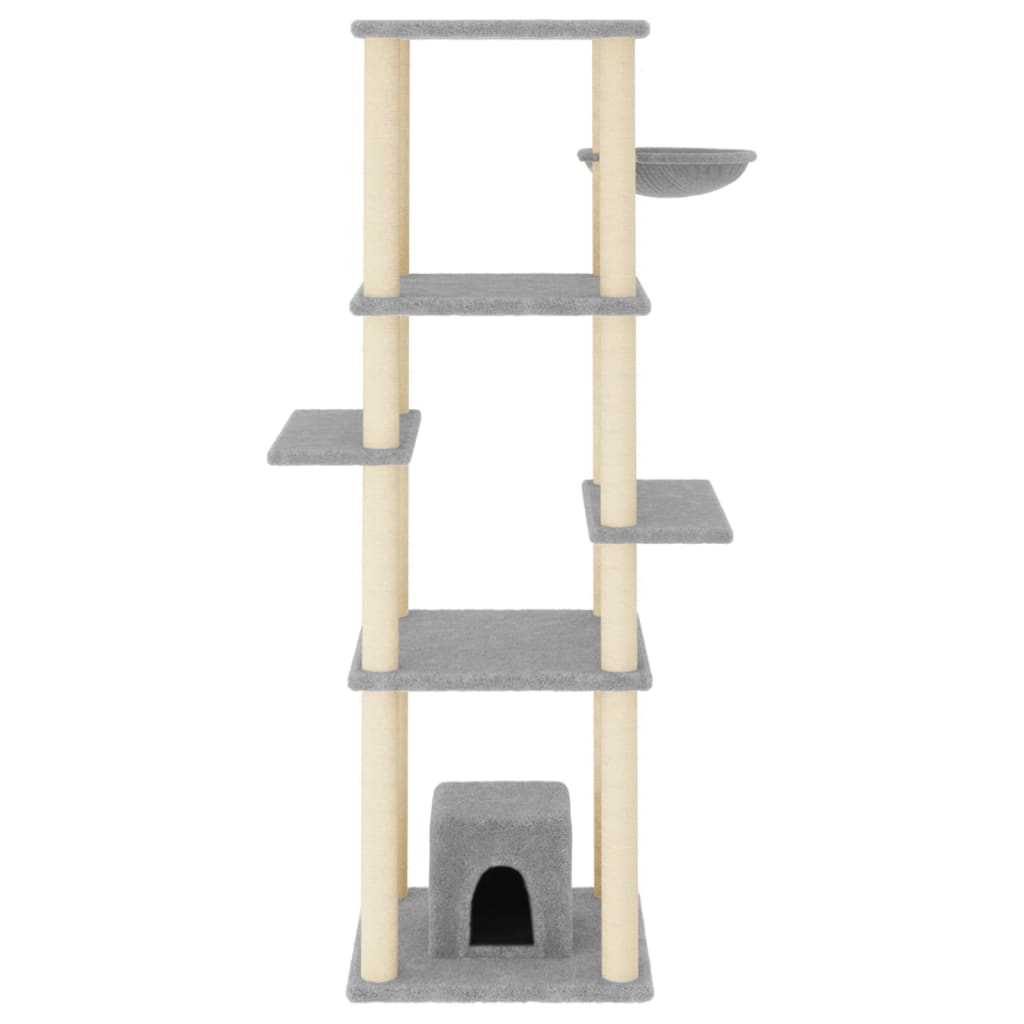Cat Tree With Sisal Scratching Posts 154 Cm