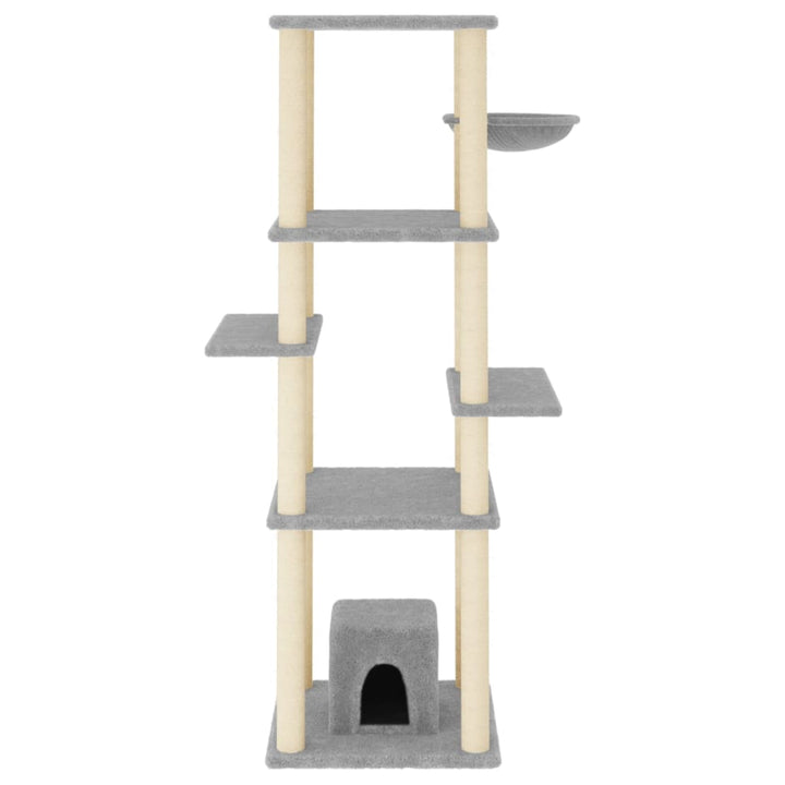 Cat Tree With Sisal Scratching Posts 154 Cm