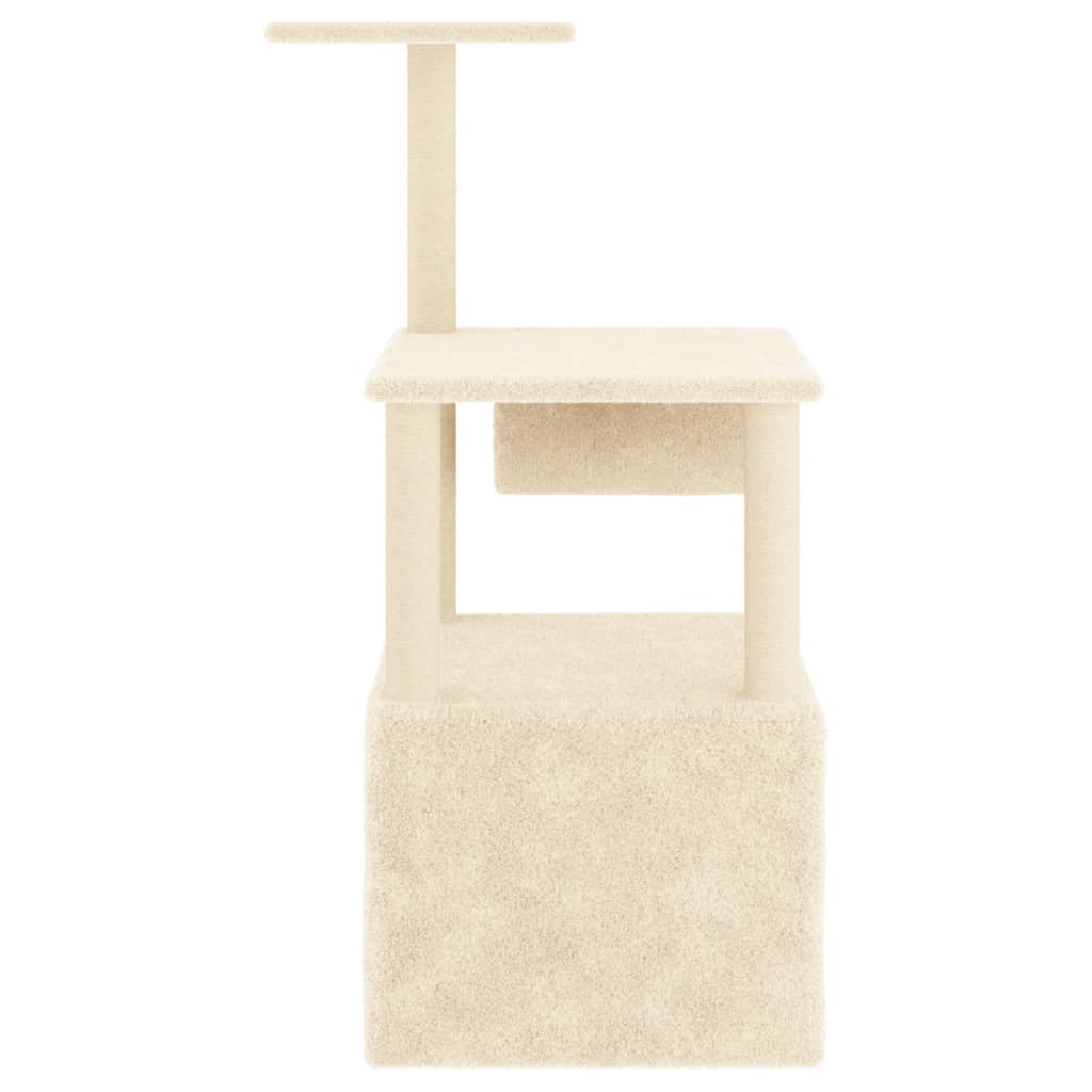 Cat Tree With Sisal Scratching Posts 109.5 Cm