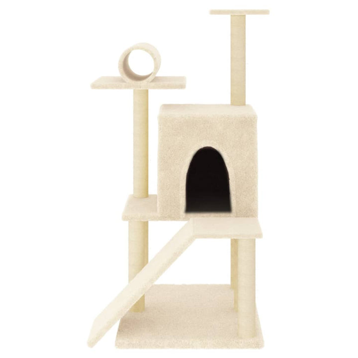 Cat Tree With Sisal Scratching Posts 110.5 Cm