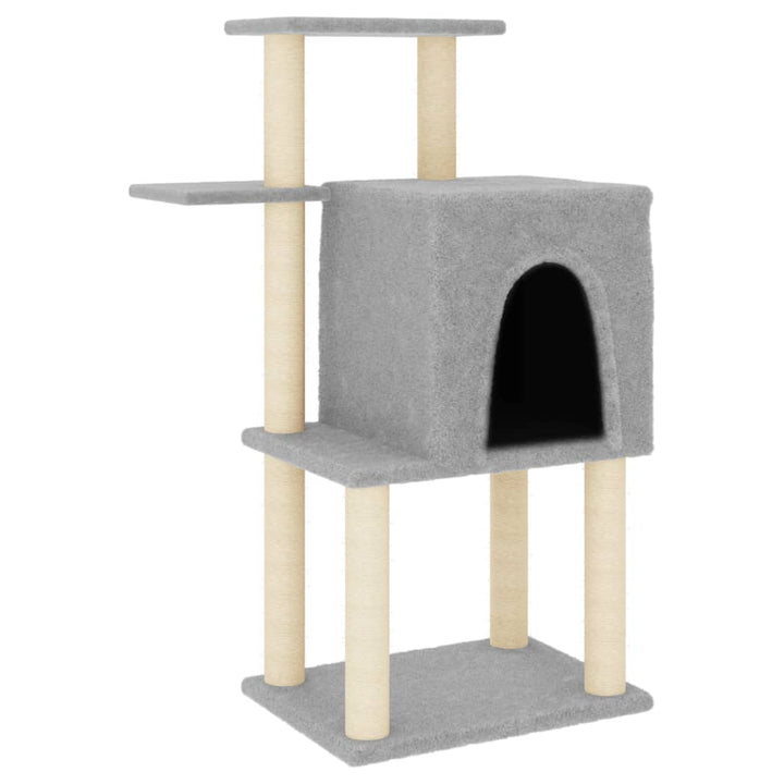 Cat Tree With Sisal Scratching Posts 97 Cm