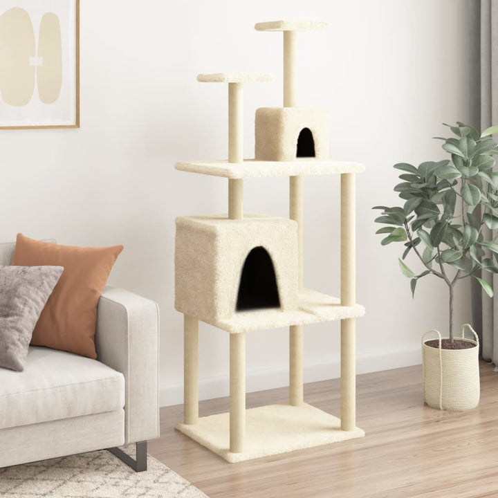 Cat Tree With Sisal Scratching Posts 167 Cm