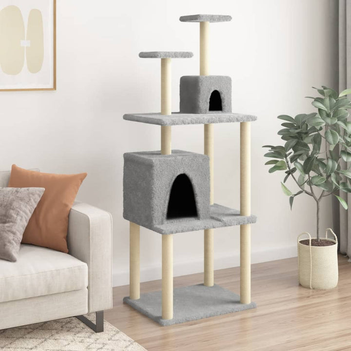 Cat Tree With Sisal Scratching Posts 167 Cm