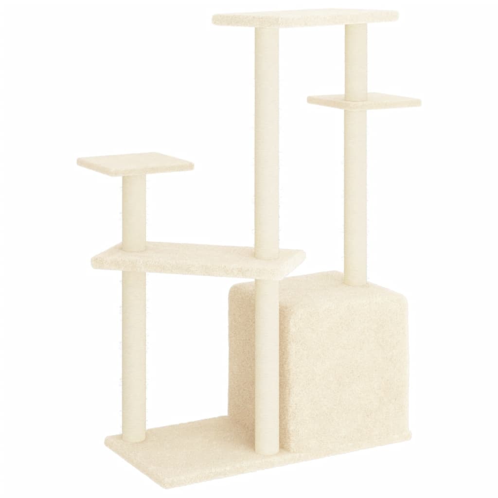 Cat Tree With Sisal Scratching Posts 107.5 Cm