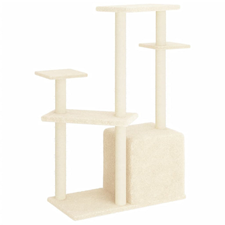 Cat Tree With Sisal Scratching Posts 107.5 Cm