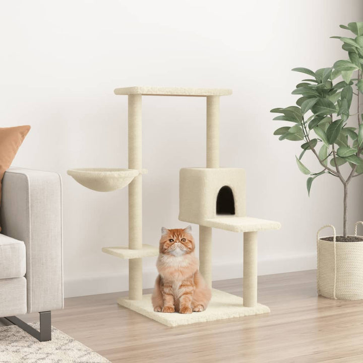 Cat Tree With Sisal Scratching Posts 95 Cm