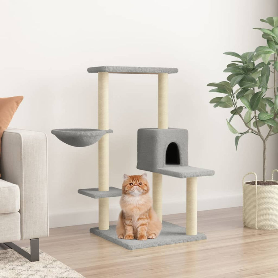Cat Tree With Sisal Scratching Posts 95 Cm