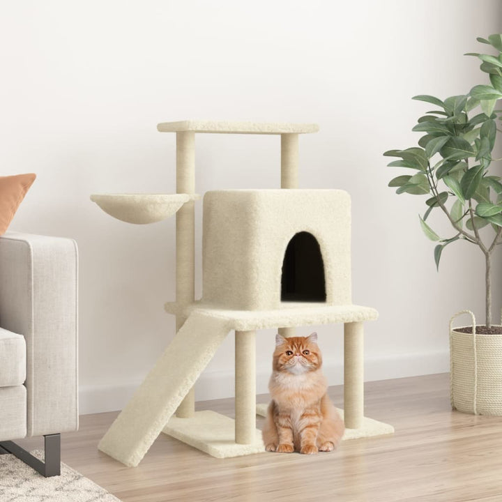 Cat Tree With Sisal Scratching Posts 96.5 Cm