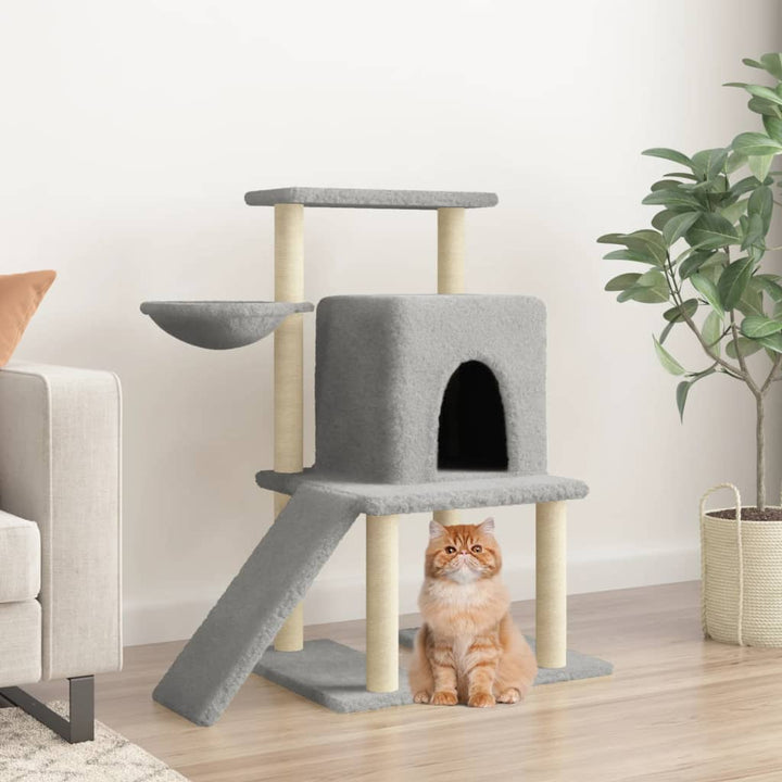 Cat Tree With Sisal Scratching Posts 96.5 Cm