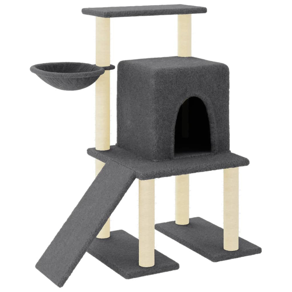 Cat Tree With Sisal Scratching Posts 96.5 Cm