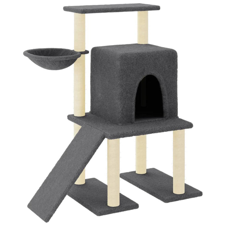 Cat Tree With Sisal Scratching Posts 96.5 Cm