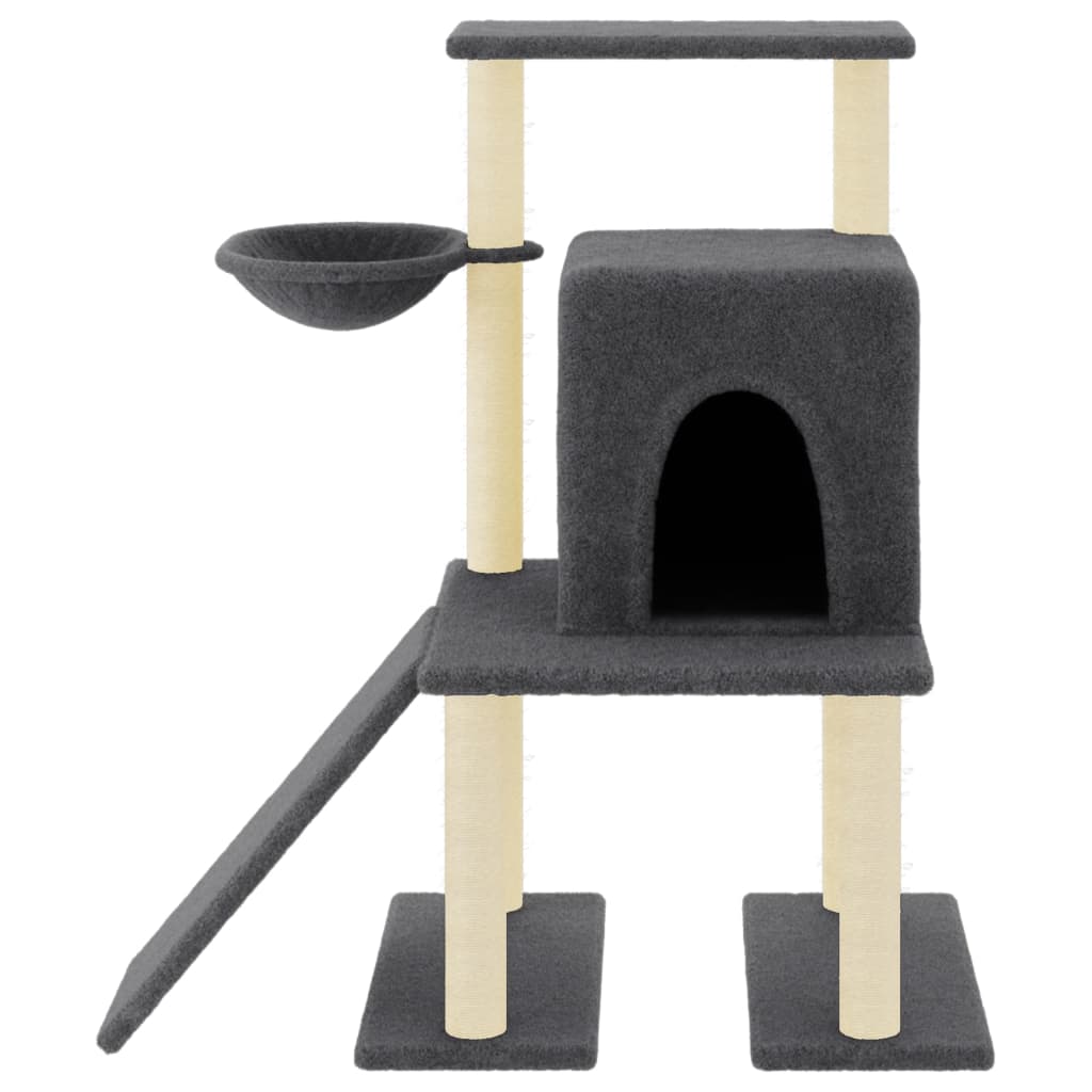 Cat Tree With Sisal Scratching Posts 96.5 Cm