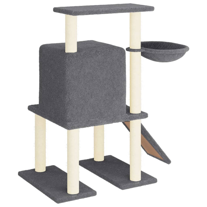 Cat Tree With Sisal Scratching Posts 96.5 Cm