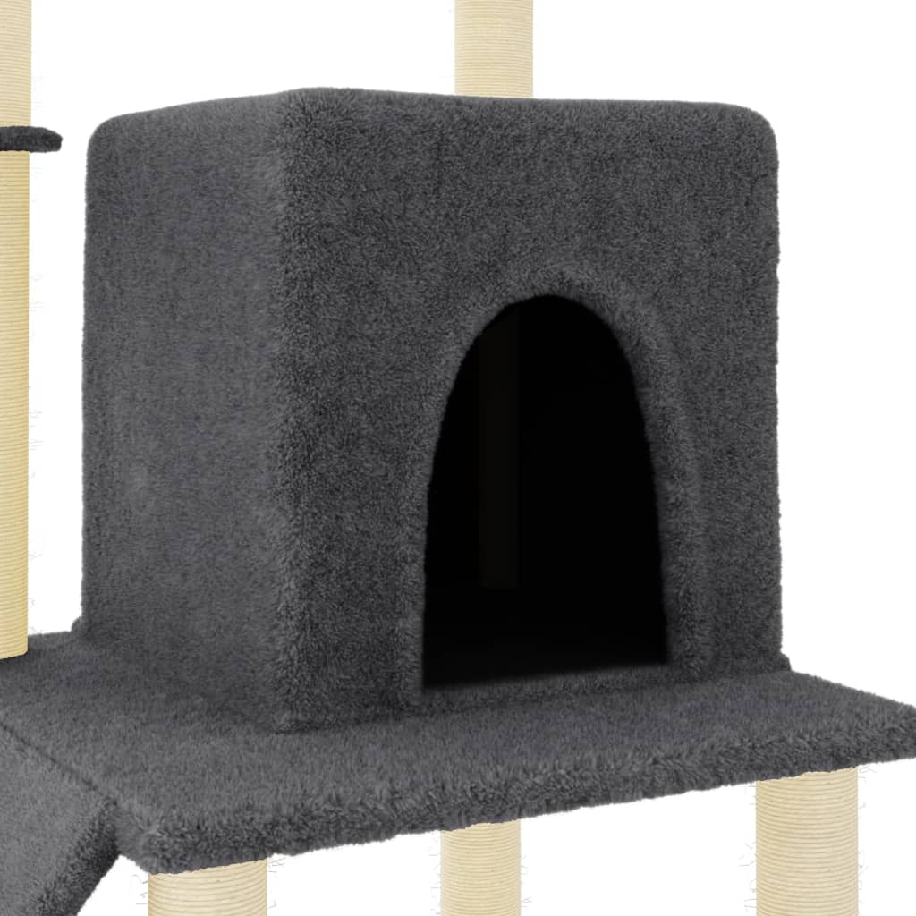 Cat Tree With Sisal Scratching Posts 96.5 Cm