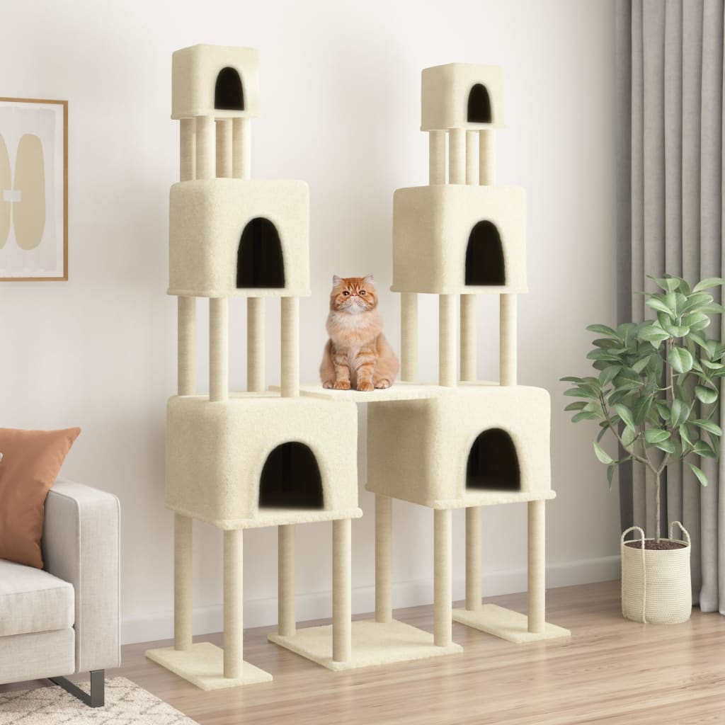 Cat Tree With Sisal Scratching Posts 199 Cm