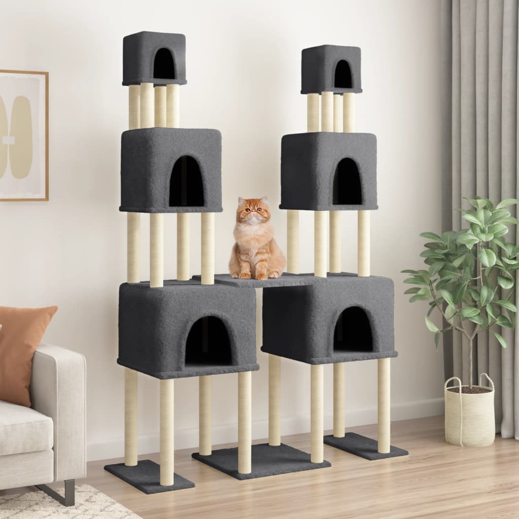 Cat Tree With Sisal Scratching Posts 199 Cm