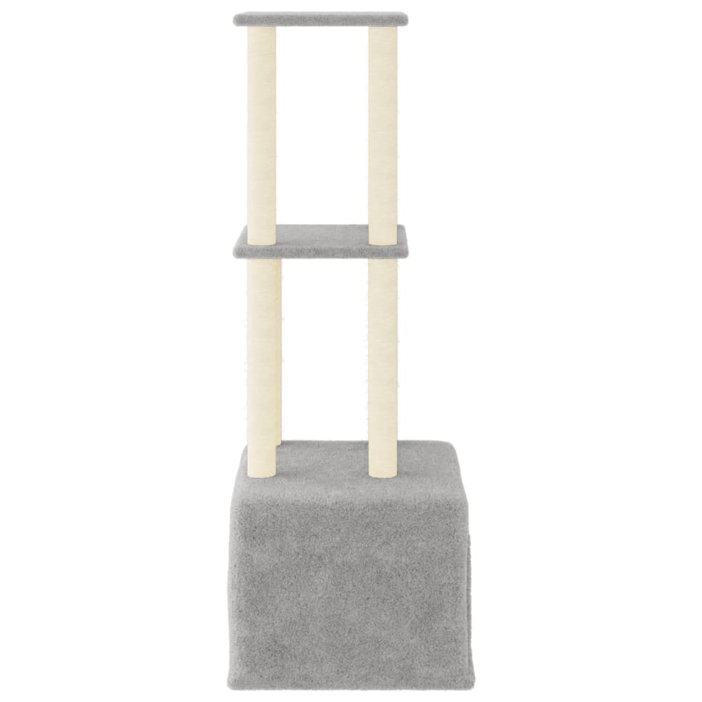 Cat Tree With Sisal Scratching Posts 133.5 Cm