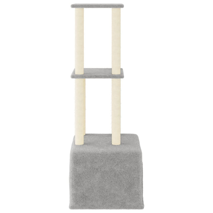 Cat Tree With Sisal Scratching Posts 133.5 Cm