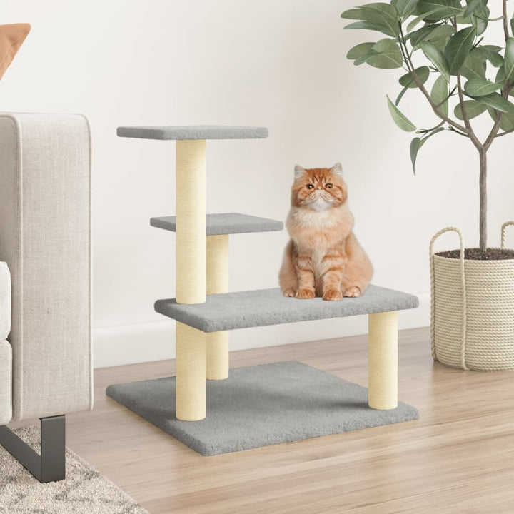 Cat Tree With Sisal Scratching Posts 61 Cm