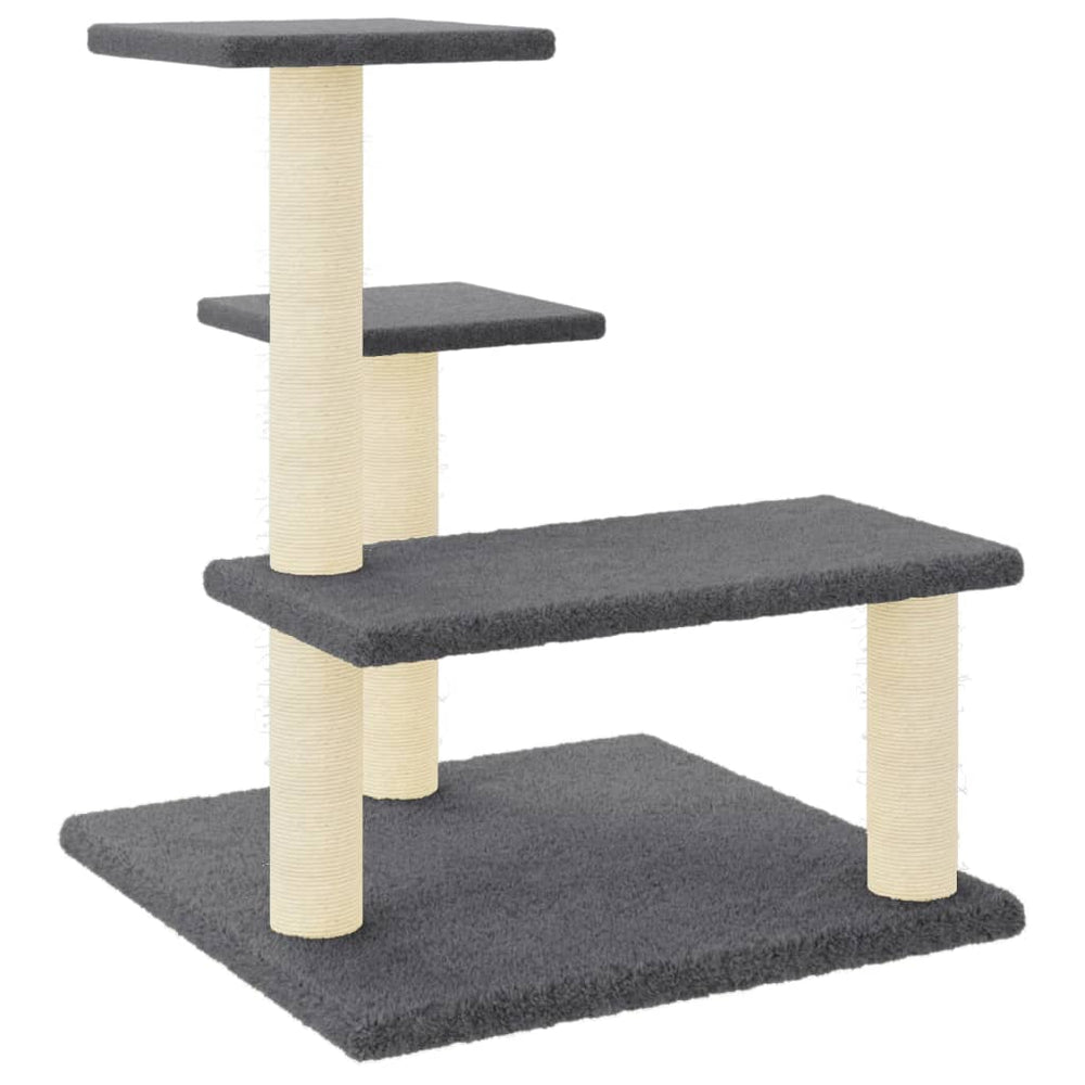 Cat Tree With Sisal Scratching Posts 61 Cm