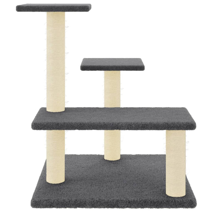 Cat Tree With Sisal Scratching Posts 61 Cm