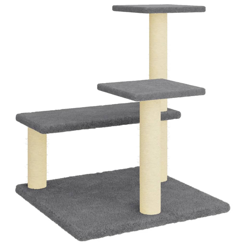 Cat Tree With Sisal Scratching Posts 61 Cm
