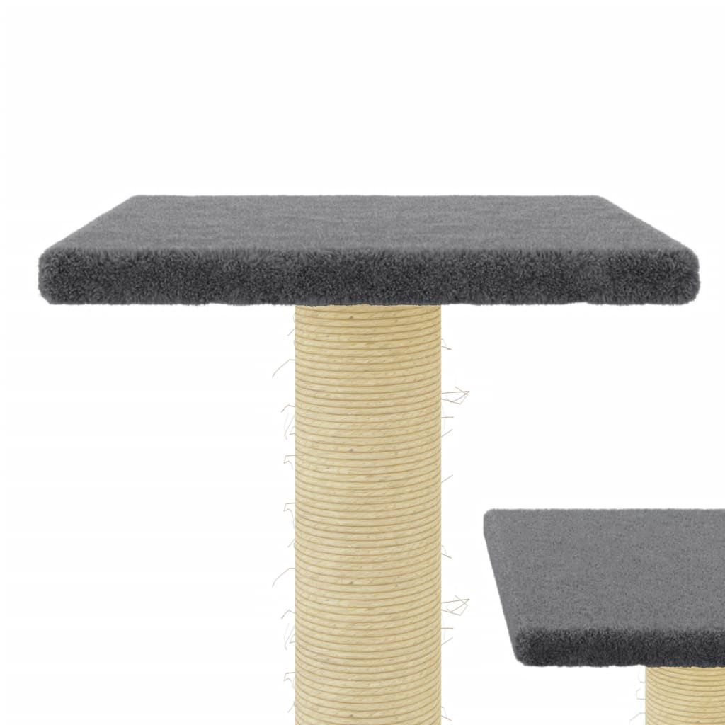 Cat Tree With Sisal Scratching Posts 61 Cm