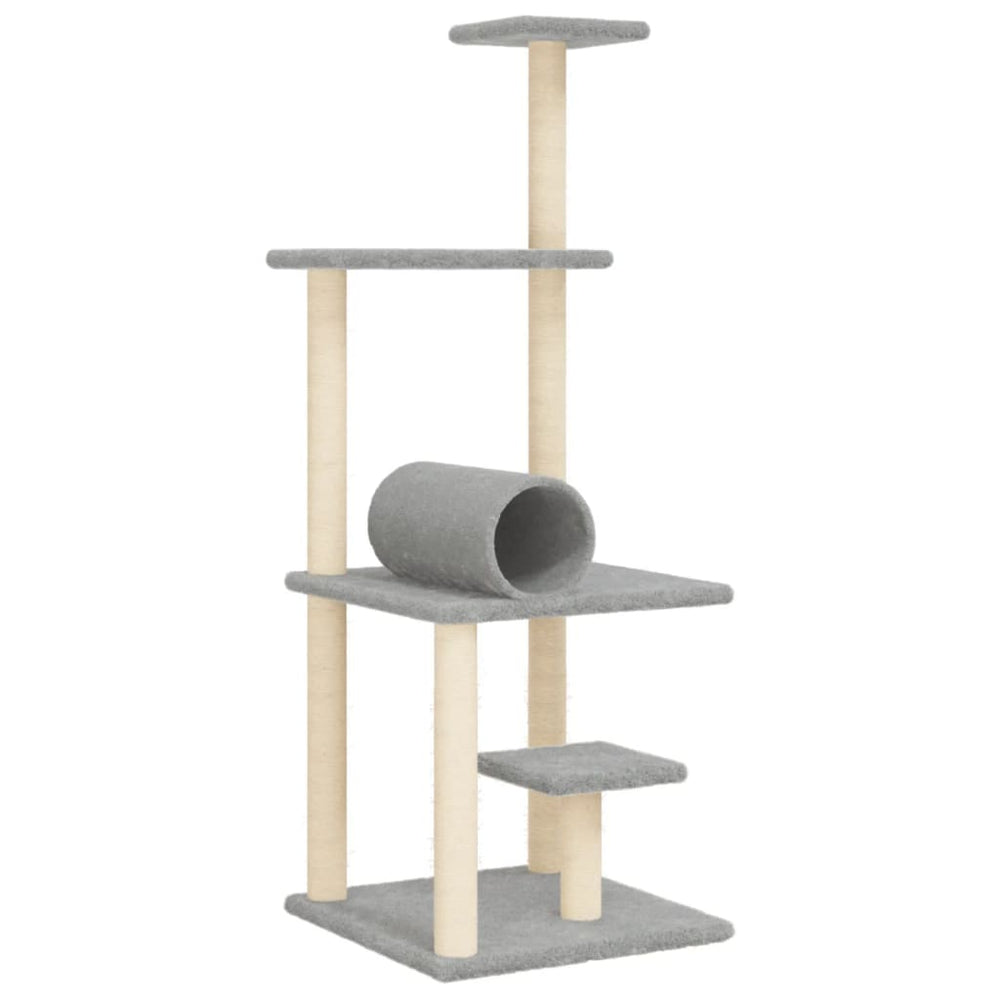 Cat Tree With Sisal Scratching Posts 136 Cm