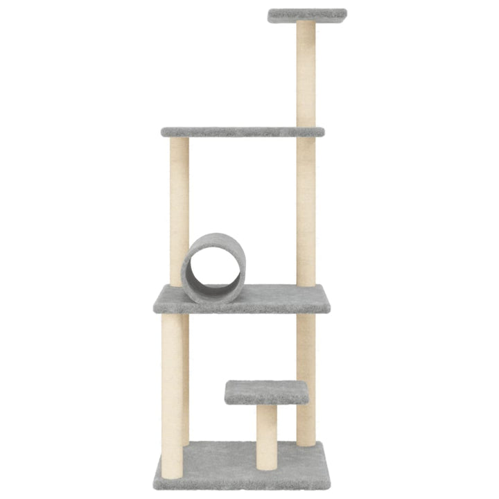 Cat Tree With Sisal Scratching Posts 136 Cm