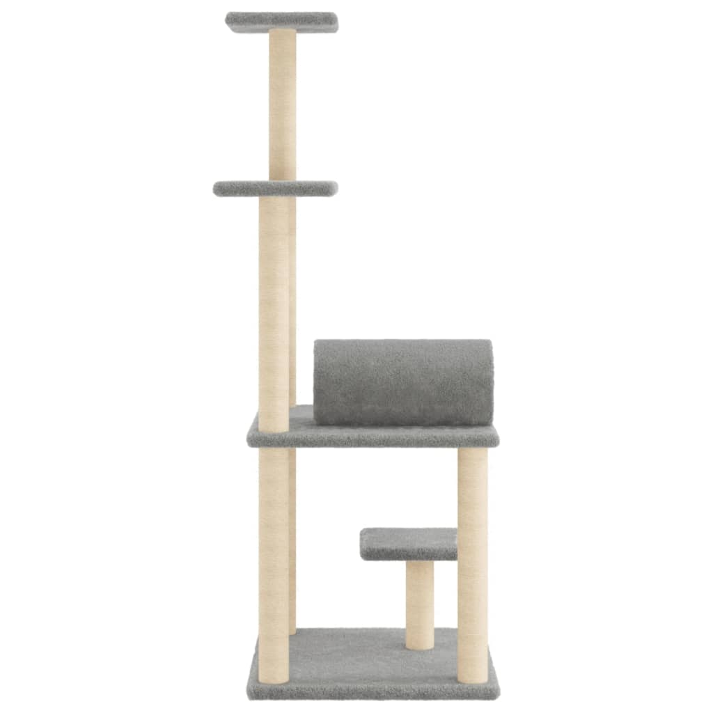 Cat Tree With Sisal Scratching Posts 136 Cm