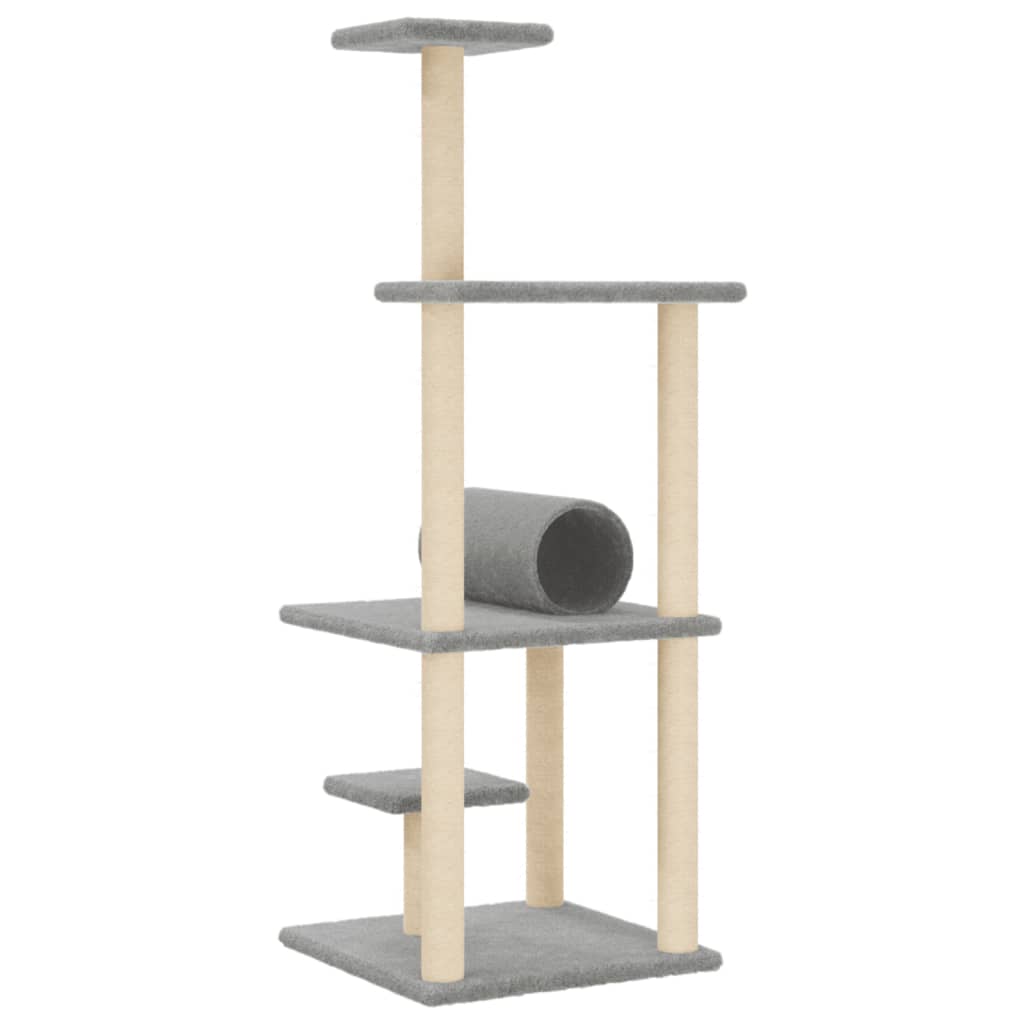 Cat Tree With Sisal Scratching Posts 136 Cm