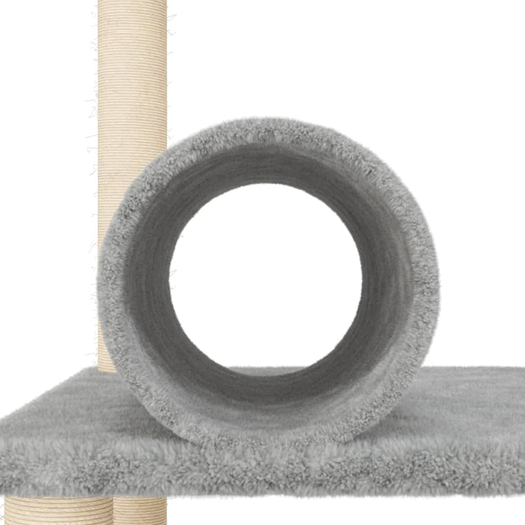 Cat Tree With Sisal Scratching Posts 136 Cm