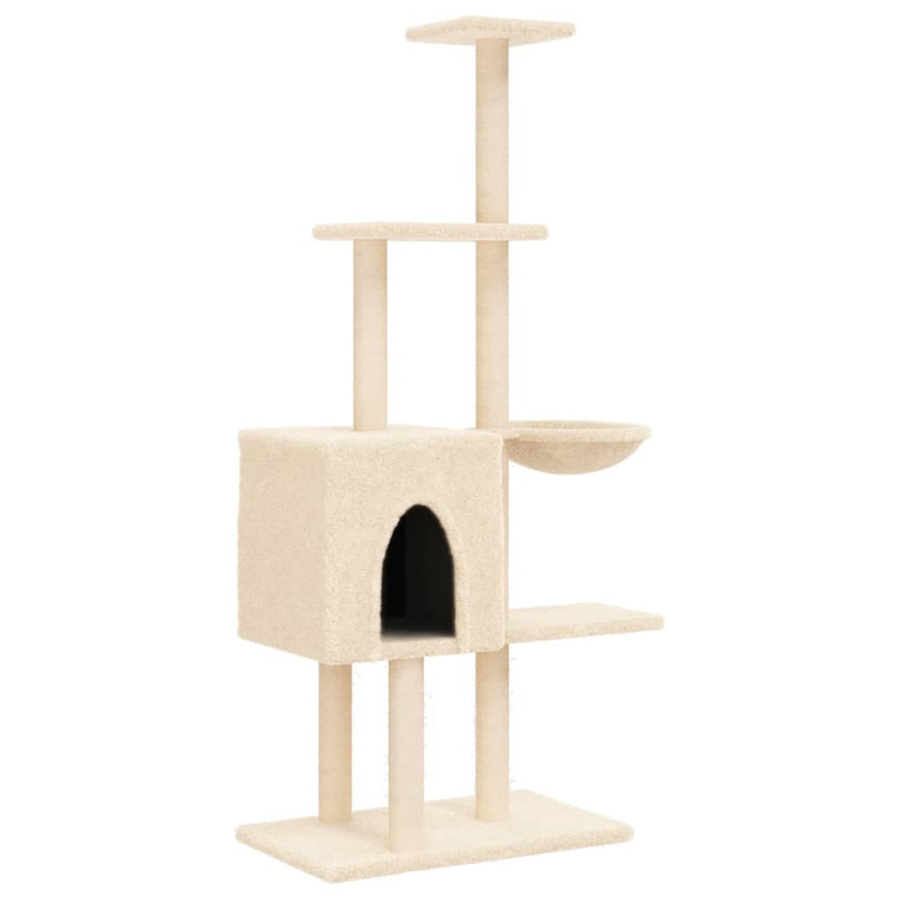 Cat Tree With Sisal Scratching Posts 145 Cm