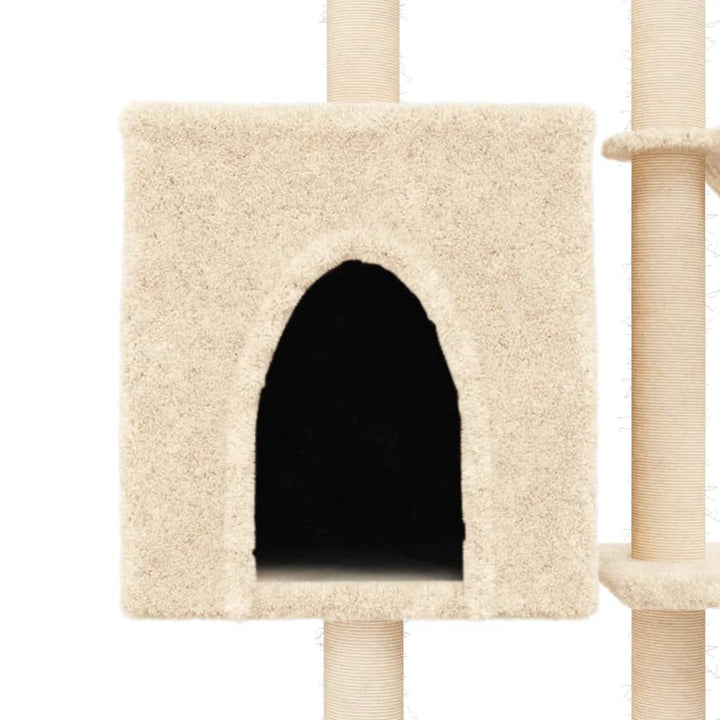 Cat Tree With Sisal Scratching Posts 145 Cm