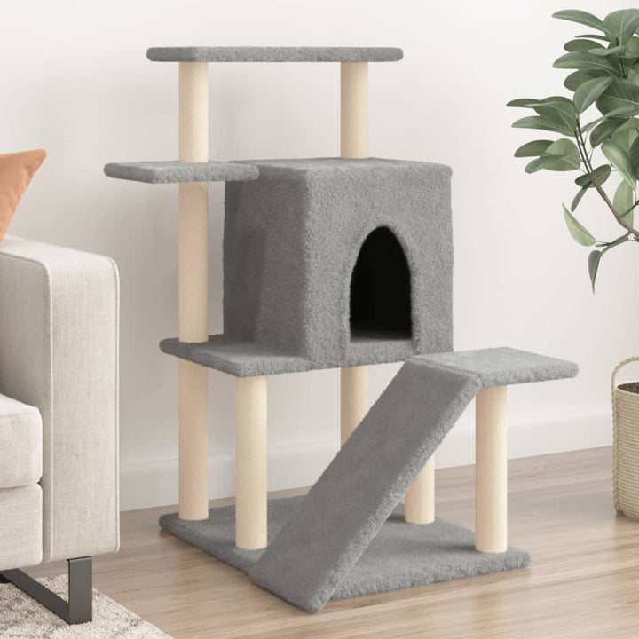 Cat Tree With Sisal Scratching Posts 97 Cm