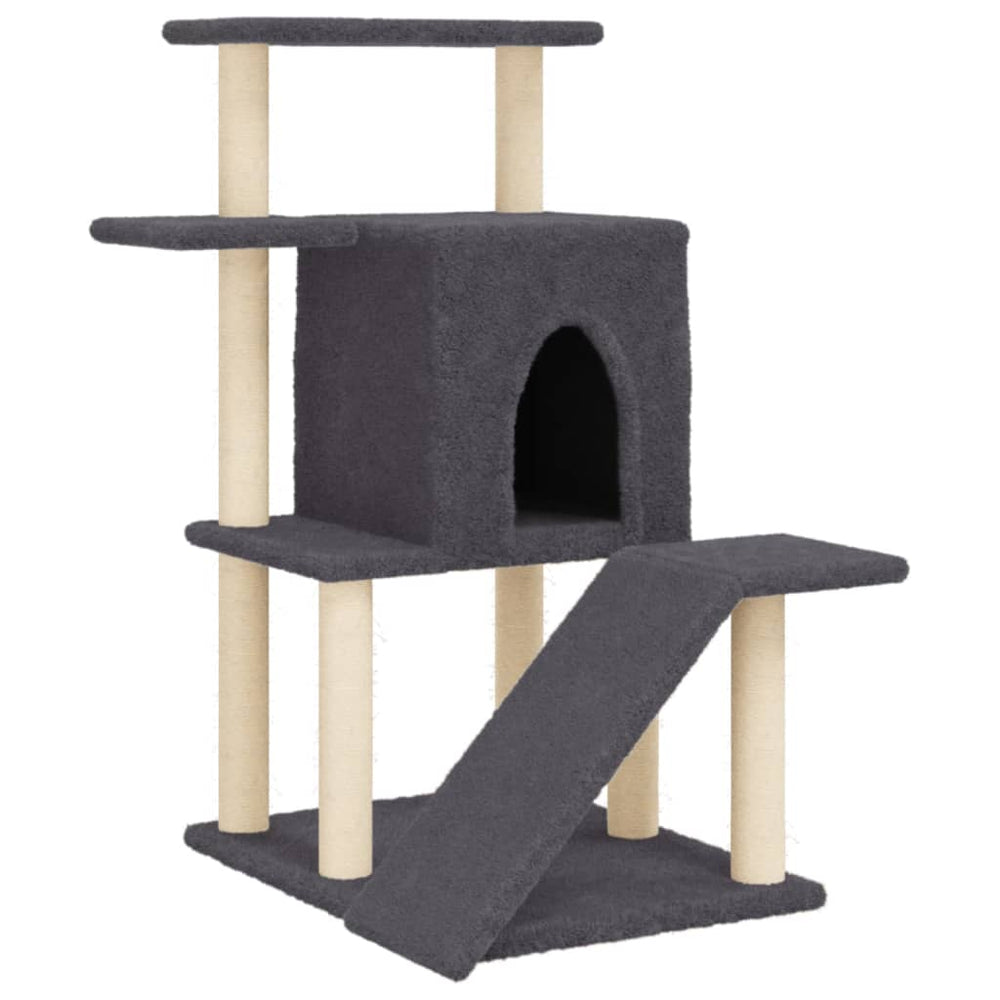 Cat Tree With Sisal Scratching Posts 97 Cm