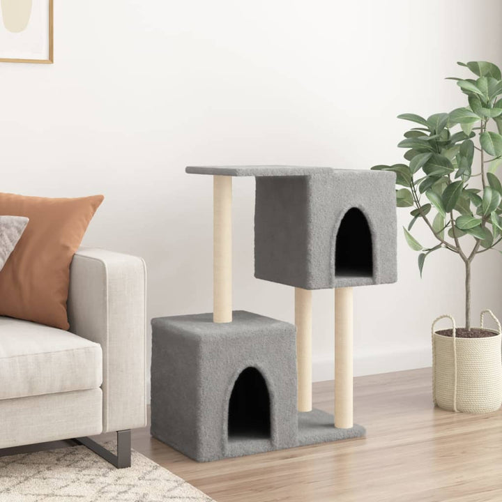Cat Tree With Sisal Scratching Posts 86 Cm