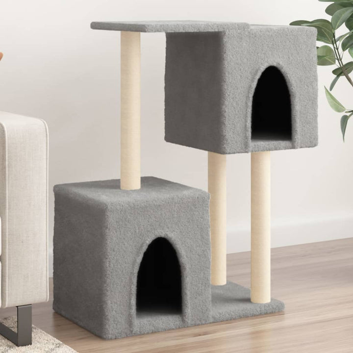 Cat Tree With Sisal Scratching Posts 86 Cm