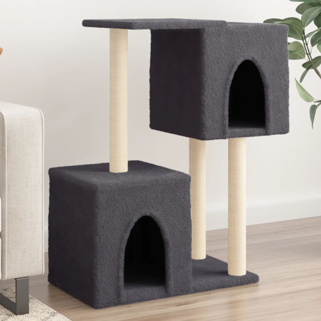 Cat Tree With Sisal Scratching Posts 86 Cm