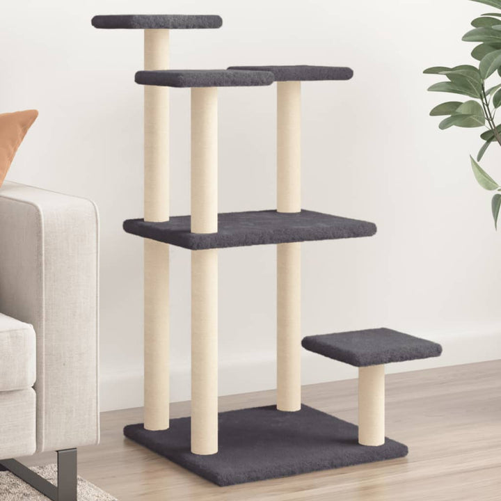 Cat Scratching Posts With Platforms 98.5 Cm