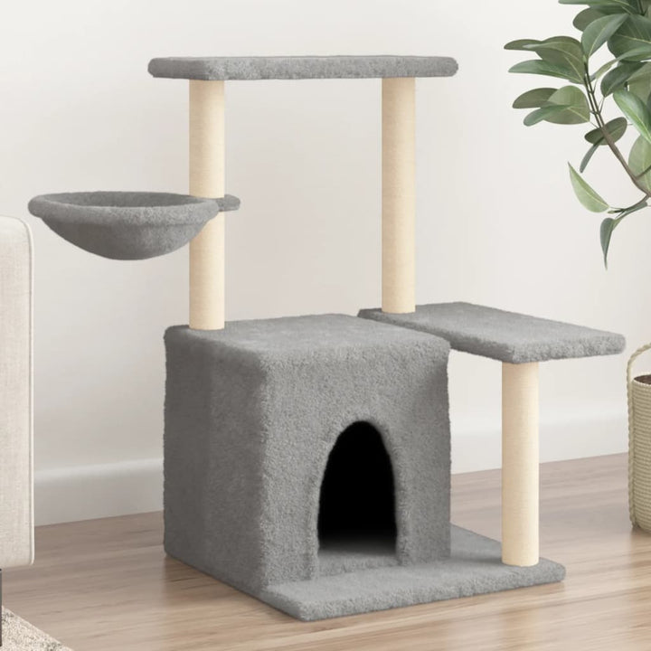 Cat Tree With Sisal Scratching Posts 83 Cm