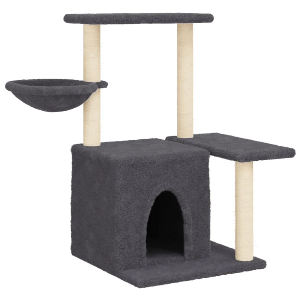 Cat Tree With Sisal Scratching Posts 83 Cm