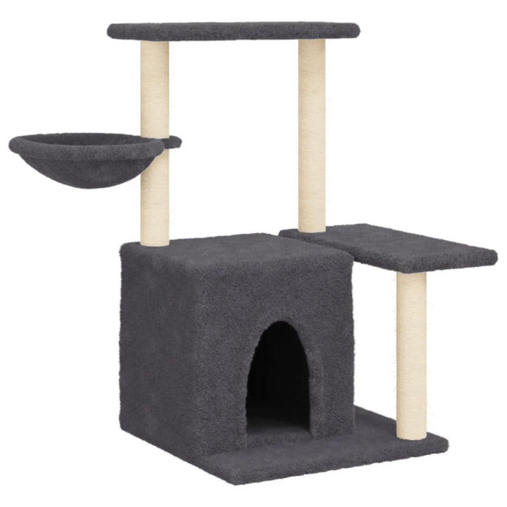 Cat Tree With Sisal Scratching Posts 83 Cm
