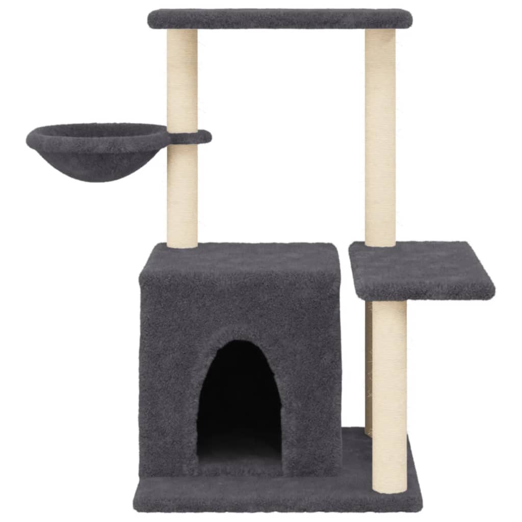 Cat Tree With Sisal Scratching Posts 83 Cm
