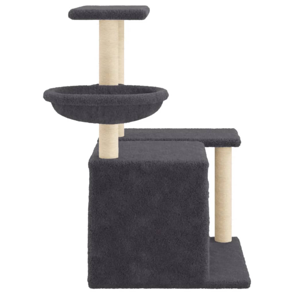 Cat Tree With Sisal Scratching Posts 83 Cm