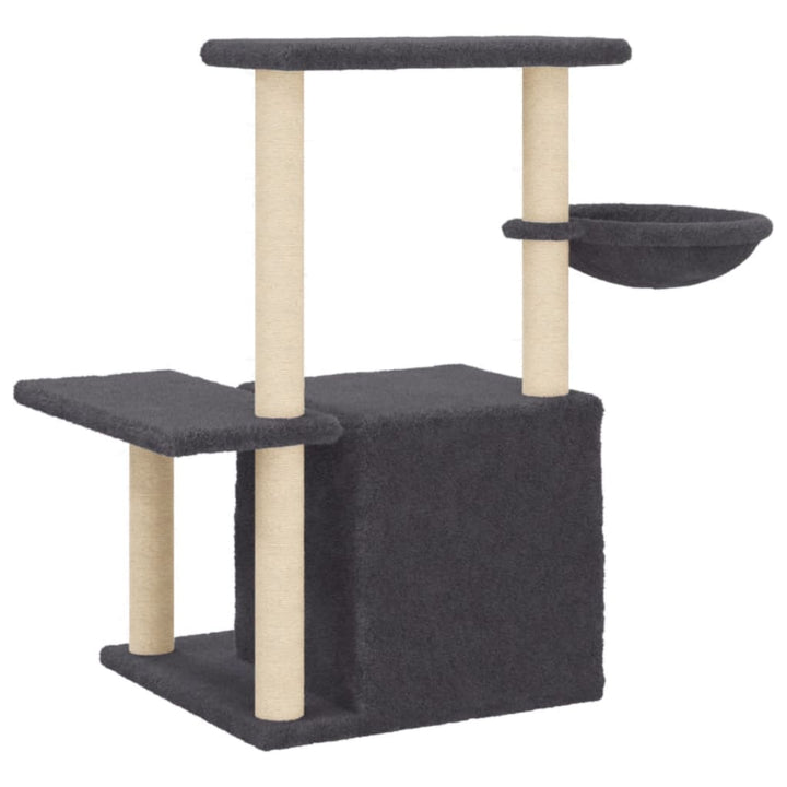 Cat Tree With Sisal Scratching Posts 83 Cm