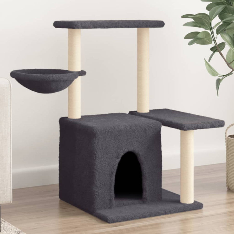 Cat Tree With Sisal Scratching Posts 83 Cm